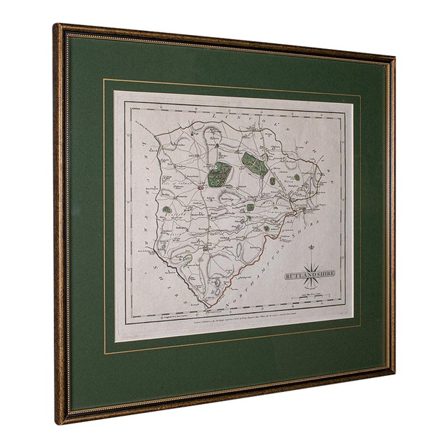 1790's Antique County Map For Sale
