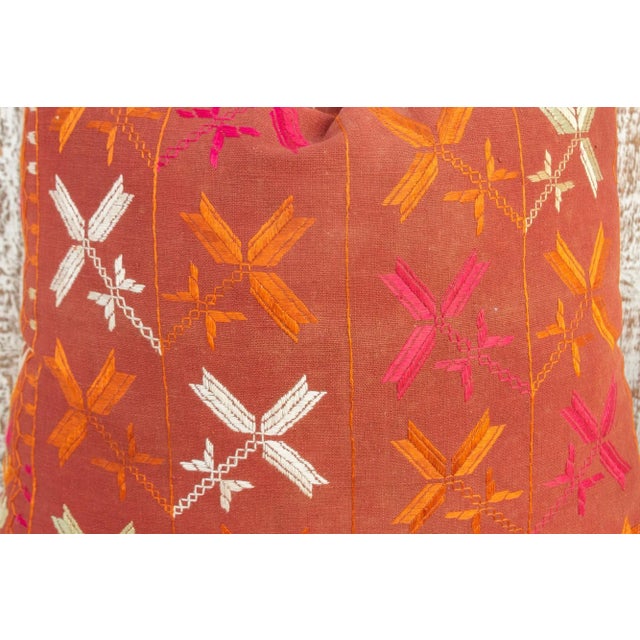Early 21st Century Jiya Antique Indian Folk Pillow For Sale - Image 5 of 10