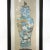 Set of four Chinese paintings, each depicting a large lidded vase with intricate floral and figural designs in rich pastel...