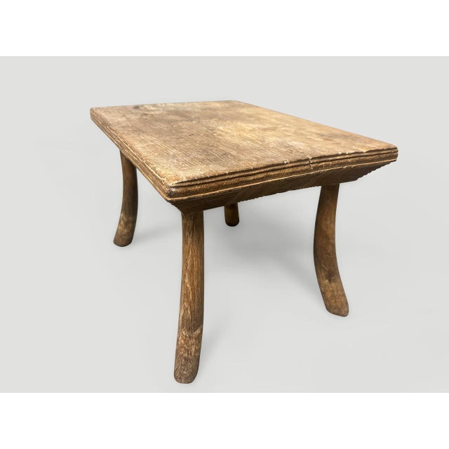Andrianna Shamaris Wabi Sabi Side Table or Stool For Sale - Image 4 of 5