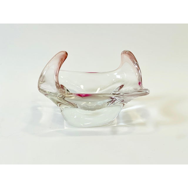 Art Glass Bowl attributed to Jaroslav Beránek for Skrdlovice, 1960s, in Flawless conditions. Designed 1960 to 1969 This...