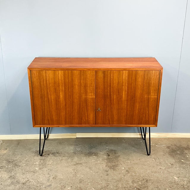 Small Mid-Century Modern Sideboard in Teak, 1960s For Sale - Image 12 of 12