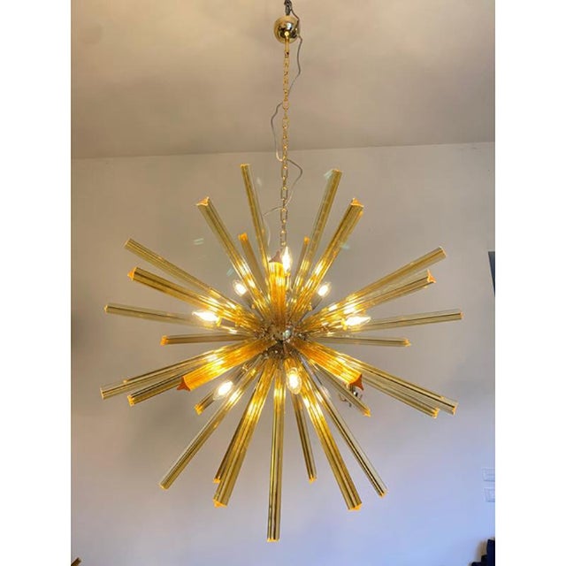 Sputnik Chandelier in Murano Glass Style by Simoeng For Sale - Image 6 of 11