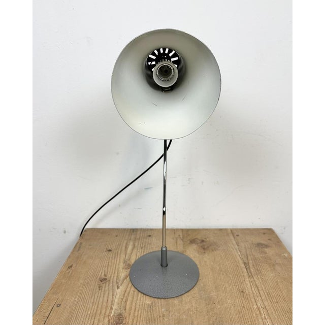 Grey Table Lamp by Josef Hurka for Napako, 1960s For Sale - Image 9 of 15