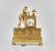 Vintage Empire Brass Mantel Clock For Sale - Image 5 of 5