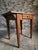 Antique French Worktable and Bistro Chair, 1900s and 1950, Set of 2 For Sale - Image 15 of 18