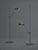 Metal Mid-Century Modern Domo Floor Lamps in Steel by Joe Colombo, Italy, Set of 3 For Sale - Image 7 of 18