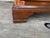 Mid-Century Modern Vintage Sligh Furniture Leather Top Mid Century Modern Campaign Executive Desk For Sale - Image 3 of 17