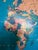 World Map Vintage School Pull-Down by Nystrom 1950s For Sale - Image 9 of 11
