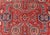 Antique Heriz Rug With Red Field, Geometric Tribal Motifs and Navy Blue Border 9'2 X 11'10 For Sale - Image 14 of 17