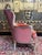 Wood Louis XVI Red Armchair For Sale - Image 7 of 8