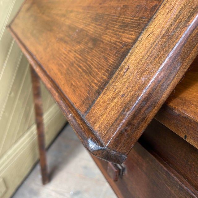 Mid-Century Modern Midcentury Drafting Desk With Adjustable Writing Surface For Sale - Image 3 of 5