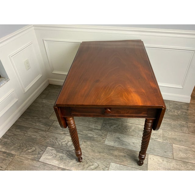 Early 19th Century American Sheraton Mahogany Table For Sale - Image 11 of 12