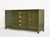 This 1960s Ming-style buffet sideboard by American of Martinsville has been freshly painted in a rich, earthy olive green...
