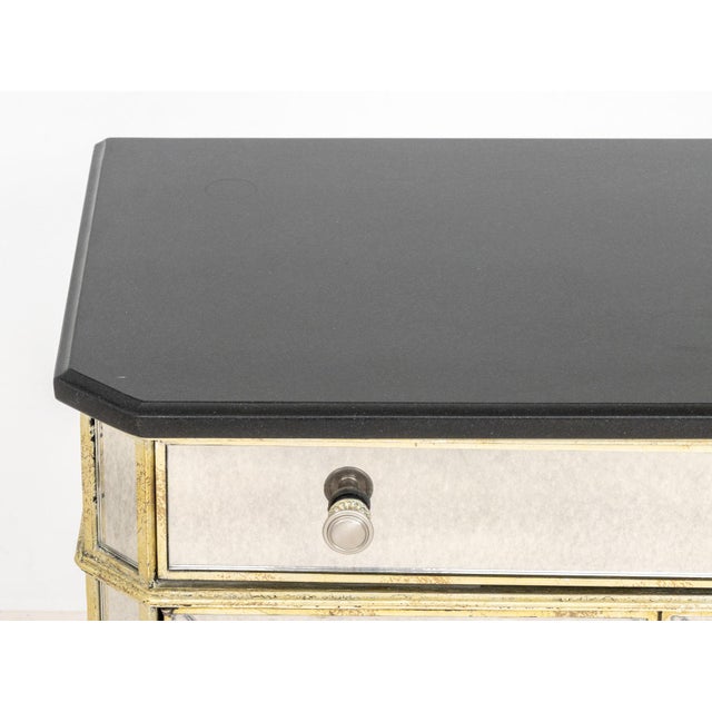 Late 20th Century Hollywood Regency Style Mirrored Cabinet For Sale - Image 5 of 9
