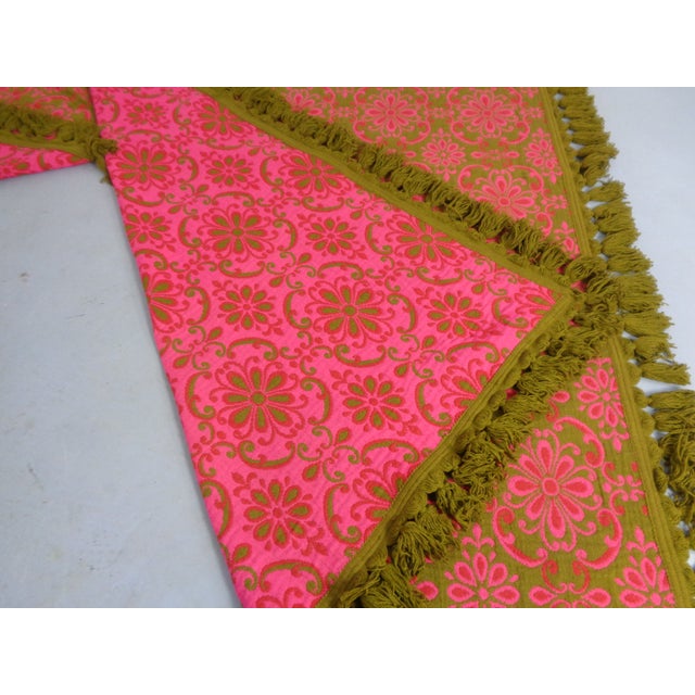Large Barocco World Creations Wool Bedspread by Bolis, Italy, 1970s For Sale - Image 13 of 18