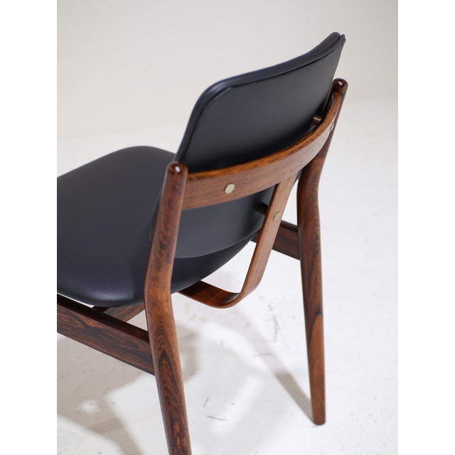 Black Dining Chairs by Arne Vodder for Sibast, Denmark, 1960s, Set of 4 For Sale - Image 8 of 13