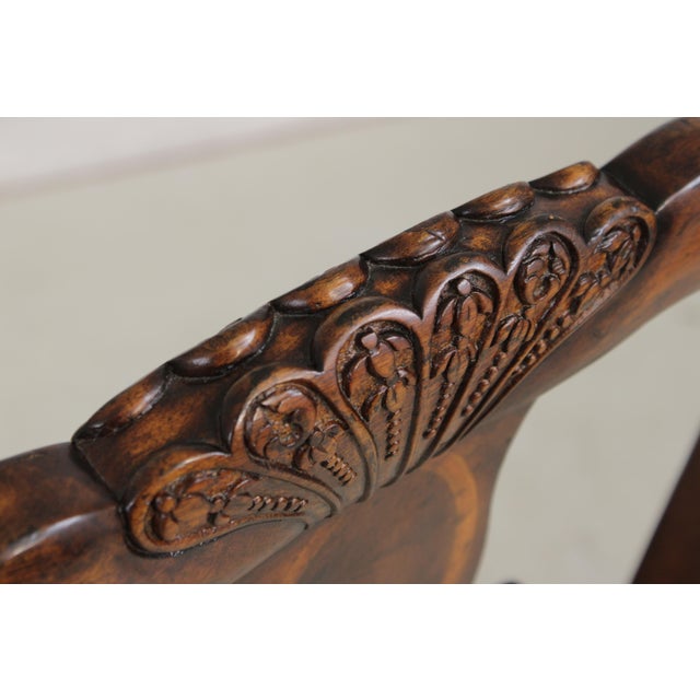 Set of 10 Jonathan Charles Mahogany Chippendale Style Dining Chairs For Sale - Image 11 of 16