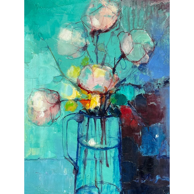 Mid-Century Modern Exceptional Mid-Century European Original Oil on Canvas - Felix Felmart, Spain For Sale - Image 3 of 7
