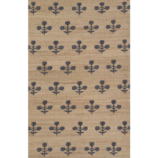 Erin Gates by Momeni Orchard Bloom Blue Hand Woven Wool and Jute Area Rug 3'6" X 5'6" For Sale - Image 10 of 10