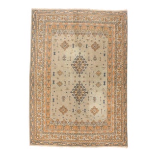 Vintage Turkish Sivas Rug 5'0'' X 7'11'' For Sale