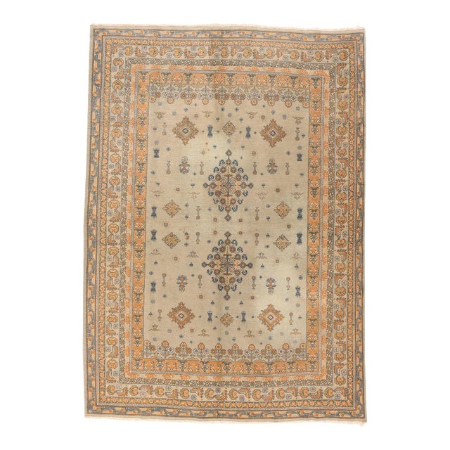 Vintage Turkish Sivas Rug 5'0'' X 7'11'' For Sale