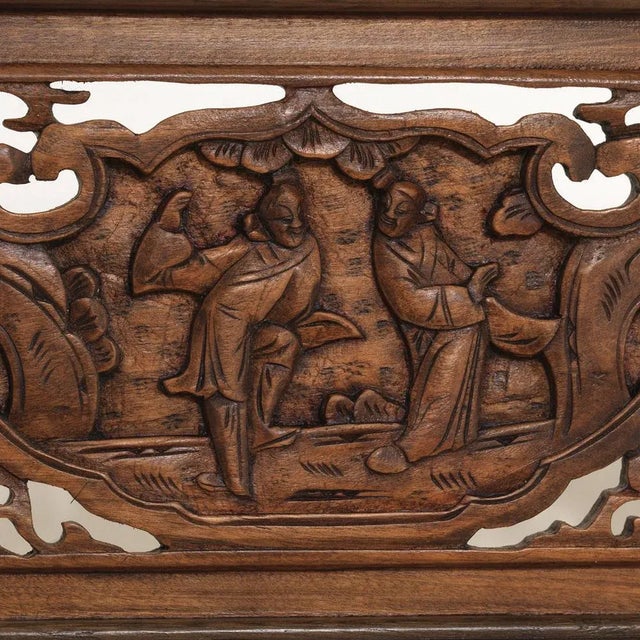 Long Antique Decorative Carved Panel For Sale - Image 6 of 9