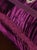 Purple Set of 3 Crewelwork on Velvet Down Accent Pillows For Sale - Image 8 of 11
