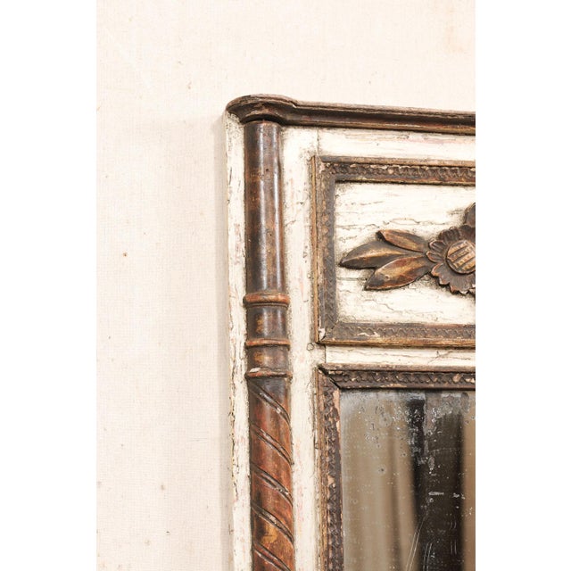 Early 19th Century French Neoclassical 3 Ft Mirror, Circa 1820 For Sale - Image 5 of 12