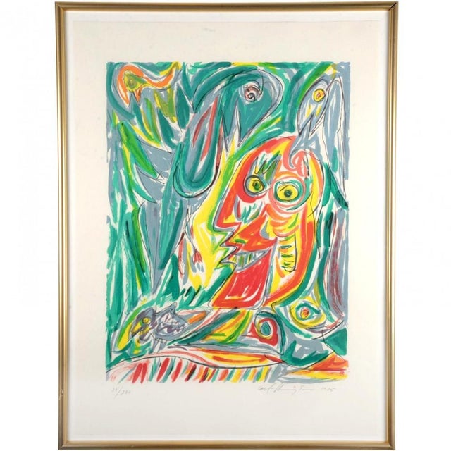 Carl-Henning Pedersen, H. C. Andersen Suite, 1890s, Litograph, Framed For Sale - Image 4 of 4