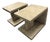 Four Hands Grass Roots Halden Vintage Grey Mahogany Nightstands, Pair For Sale