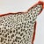 Animal Print Toss Pillow With Coral Linen Details For Sale In Los Angeles - Image 6 of 12