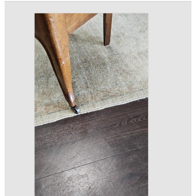 1900 - 1909 Early 1900s Napoleon III Armchair Style Gilded Walnut Armchair, New Upholstery For Sale - Image 5 of 12