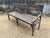 Black Vintage Colonial Black Crackle Bench For Sale - Image 8 of 8