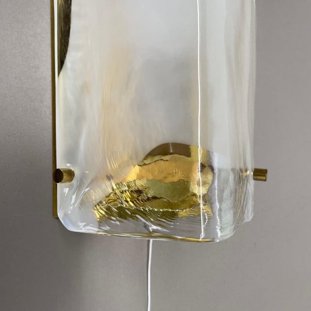 Hollywood Regency Murano Glass Wall Light by Kalmar Lights, 1960s For Sale - Image 9 of 18