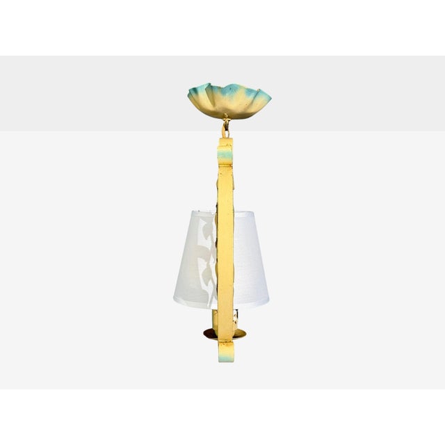 Metal Swedish Modern, Pendant Light, Painted Metal, Sweden, 1950s For Sale - Image 7 of 9