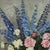 Antique Framed Oil Painting on Canvas by Lucien Hock (1899-1972), Floral Still Life in Delft Pot, Dated 1949 For Sale - Image 14 of 17