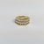 Double Row Diamond Band 1.00cttw 14k Yellow Gold, Size 8 For Sale - Image 4 of 5