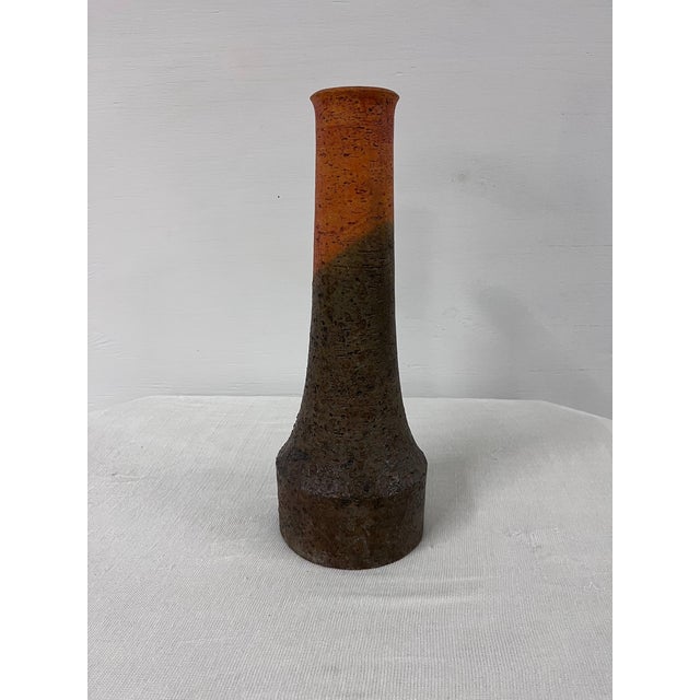 Brutalist Ceramic Vase by Marcello Fantoni For Sale - Image 3 of 5