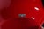 Mid-Century Modern 1950s Tapio Wirkkala Teak Hanging Lamp With Vistosi Modern Red Glass Shade For Sale - Image 3 of 12