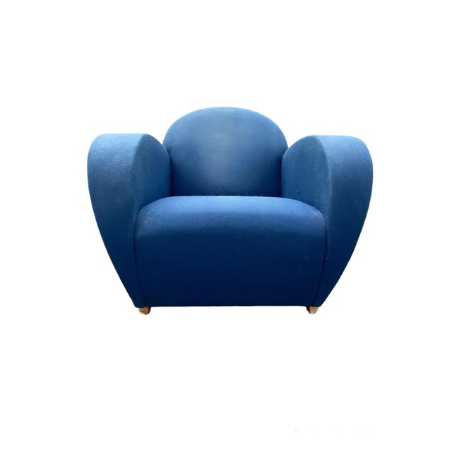 Postmodern Loewenstein Club Lounge Chair For Sale - Image 11 of 11