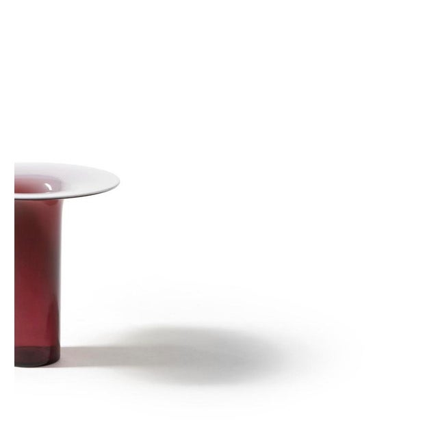 Modern Ametista Sfumato Vase in Hand-Blown Glass from Cassina Silvan For Sale - Image 3 of 12