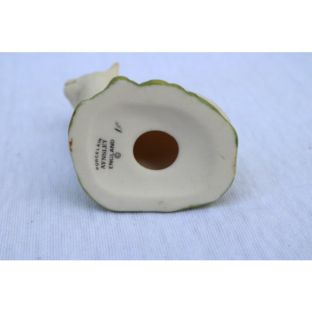 Vintage Aynsley Fine Porcelain Bisque Cat Figurine From England For Sale In Cincinnati - Image 6 of 6