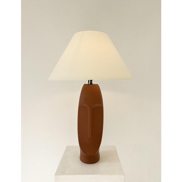 Easter Island Table Lamp, 1990 For Sale - Image 3 of 11