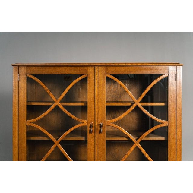Early 20th Century Art Nouveau Bookcase For Sale - Image 9 of 17