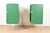 Thomasville Mid-Century Hollywood Regency Campaign Green Lacquered Bookcases on Hairpin Legs, Newly Refinished For Sale - Image 10 of 12