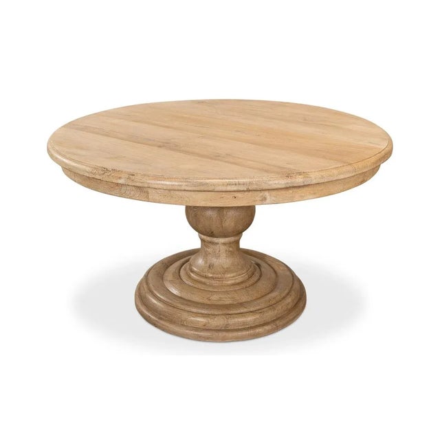 Round Pedestal Dining Table For Sale In Raleigh - Image 6 of 10