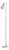 Industrial Davy Floor Lamp Nickel For Sale