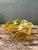 Amber Vintage Striped Murano-Style Glass Centerpiece Bowl For Sale - Image 8 of 18