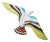 Large Ceramic Majolica Wall Bird For Sale